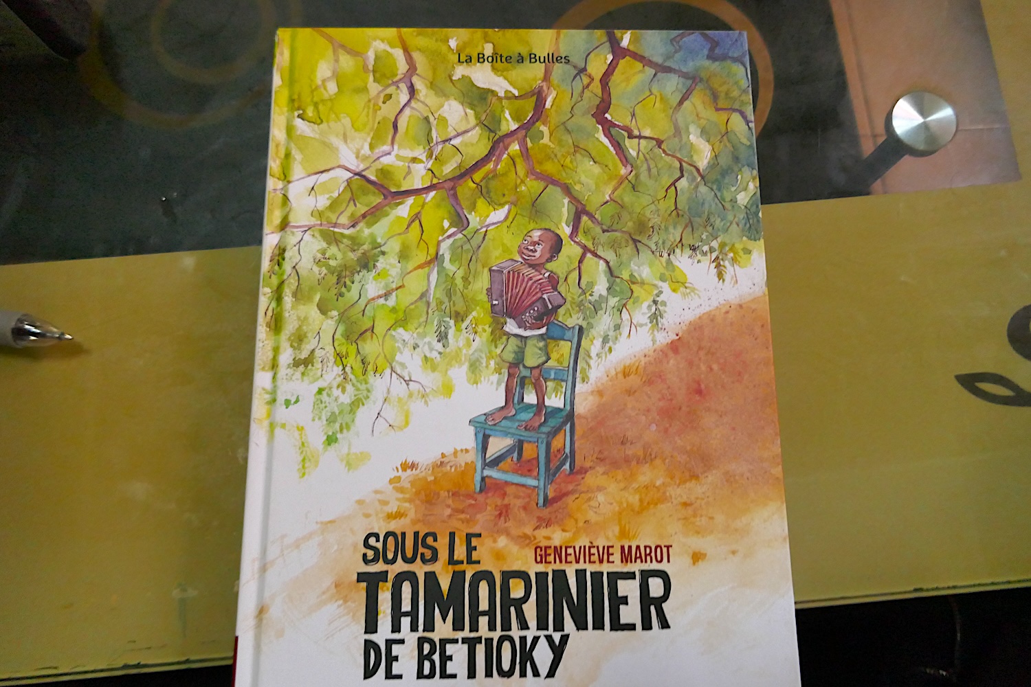 La bande dessinée « Sous le tamarinier de Betioky », réalisé par Geneviève MAROT, raconte l’histoire du musicien Jean PISO © Globe Reporters