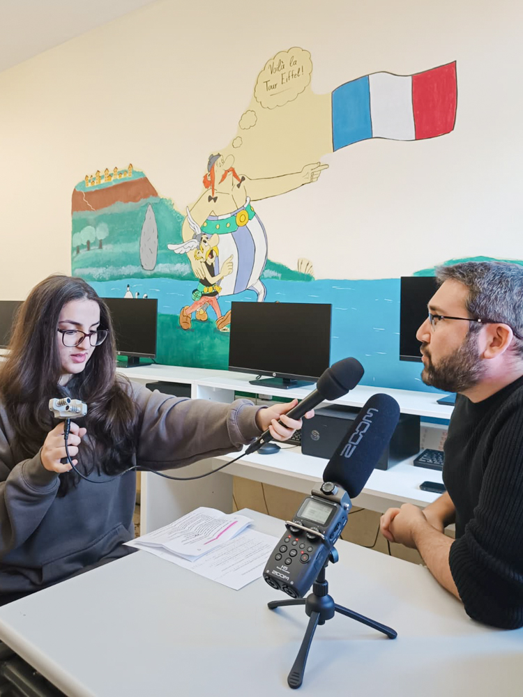 L’intervieweur interviewé © Globe Reporters