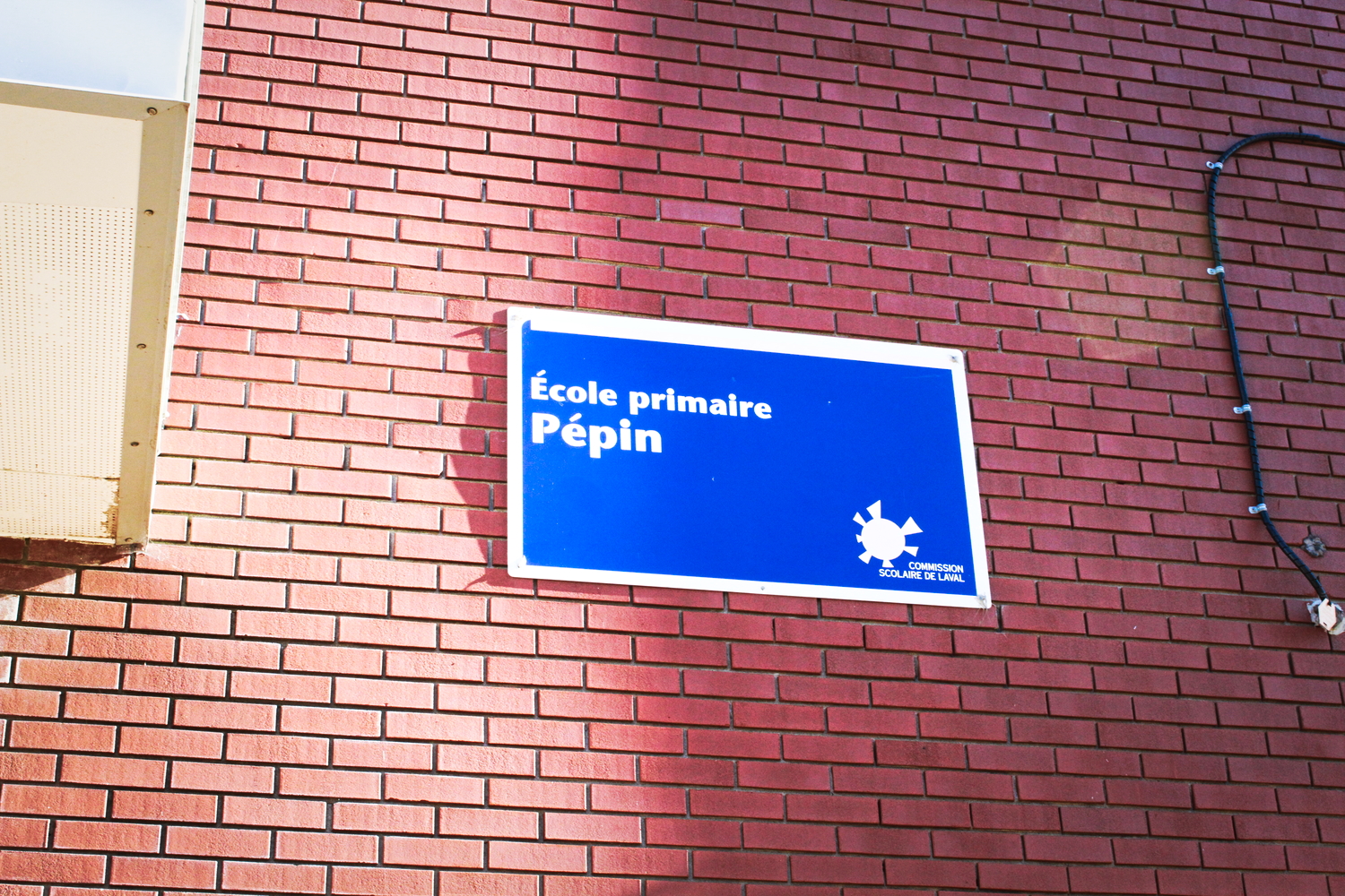 L’école primaire Pépin à Laval, à côté de Montréal © Globe Reporters