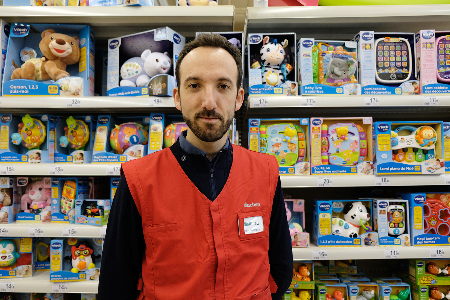 Matthieu VERSCHAVE est responsable commerce du périmètre non-alimentaire d’un hypermarché à Noyelles-Godault.