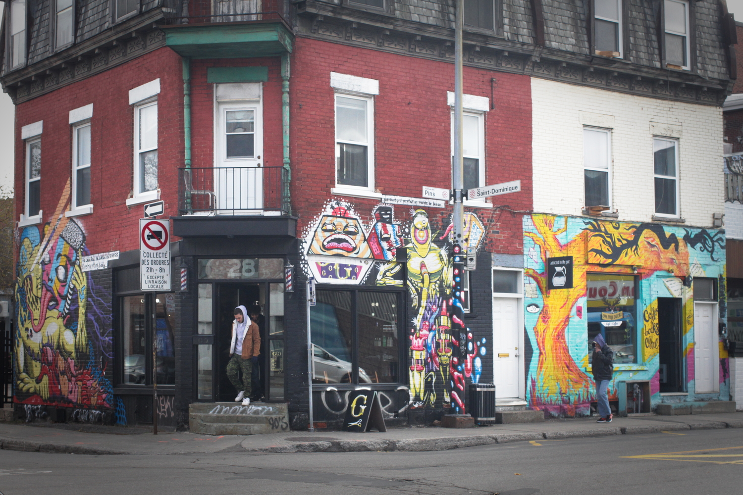De l’art urbain à tous les coins de rue.