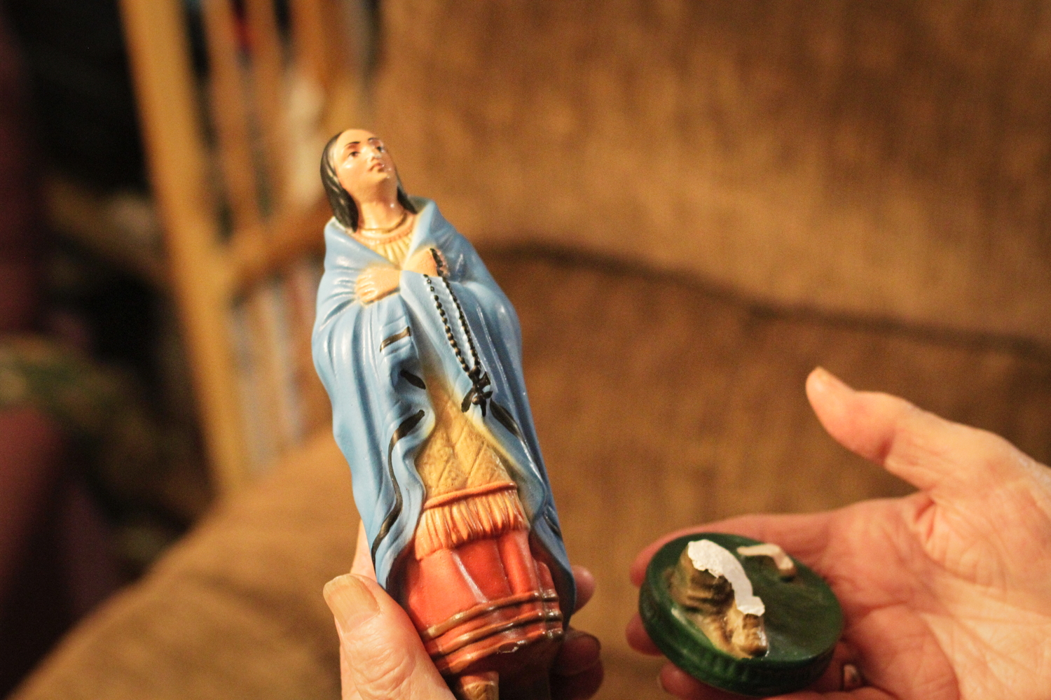 Statuette de Sainte Katerie Tekakwitha.