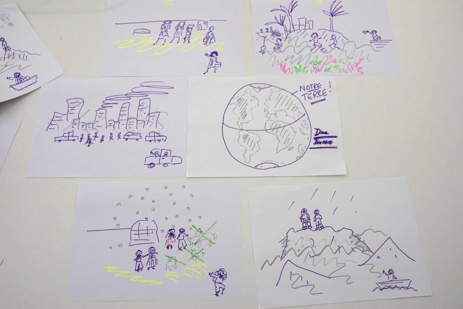 Les dessins de Dina Ioesco
