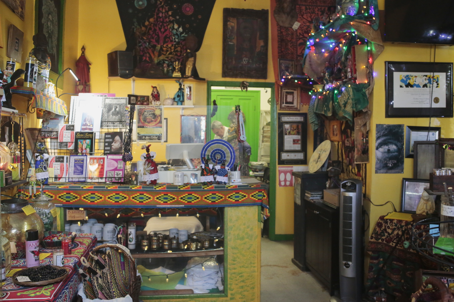 La boutique du Voodoo Spitirual Temple © Globe Reporters