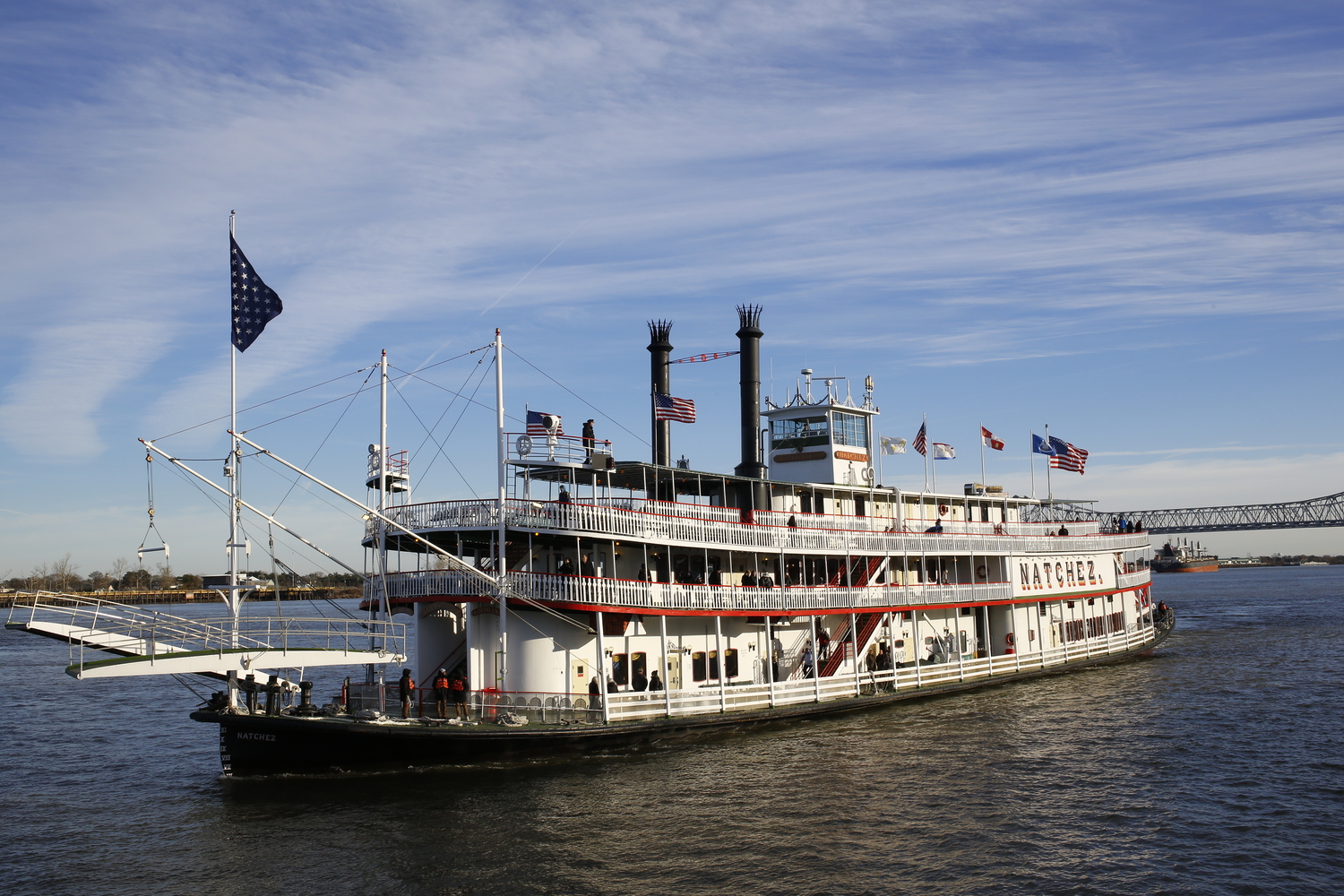Le bateau à aubes Natchez © Globe Reporters