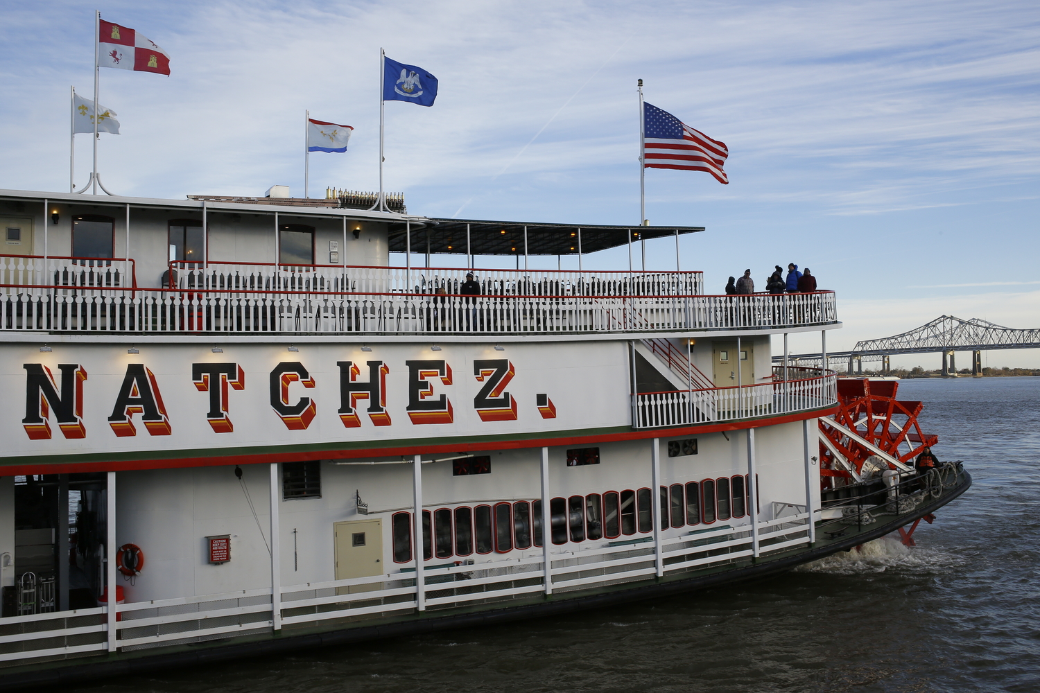Le bateau à aubes Natchez © Globe Reporters
