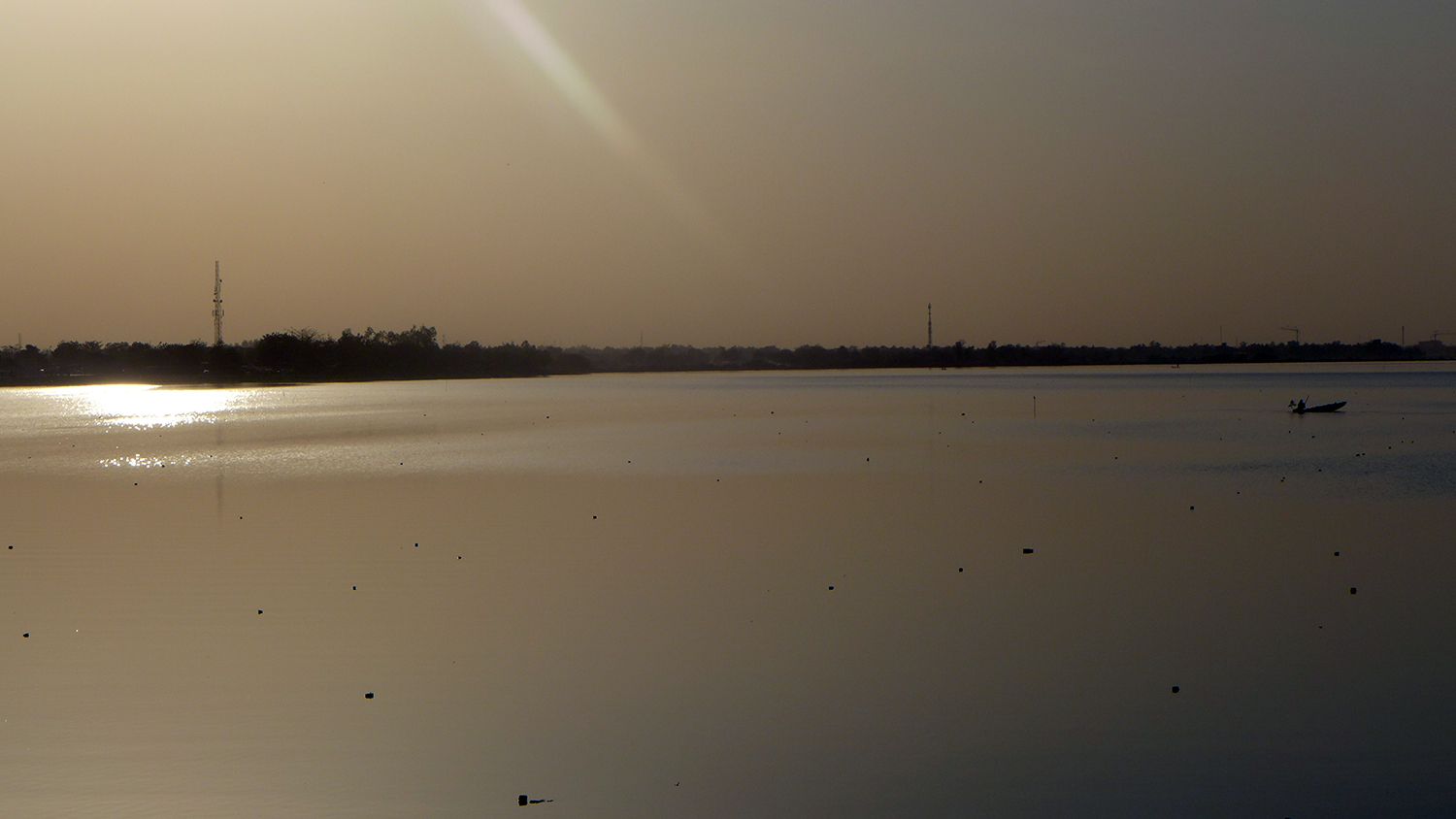 Barrage numéro 2 au nord de Ouagadougou. 