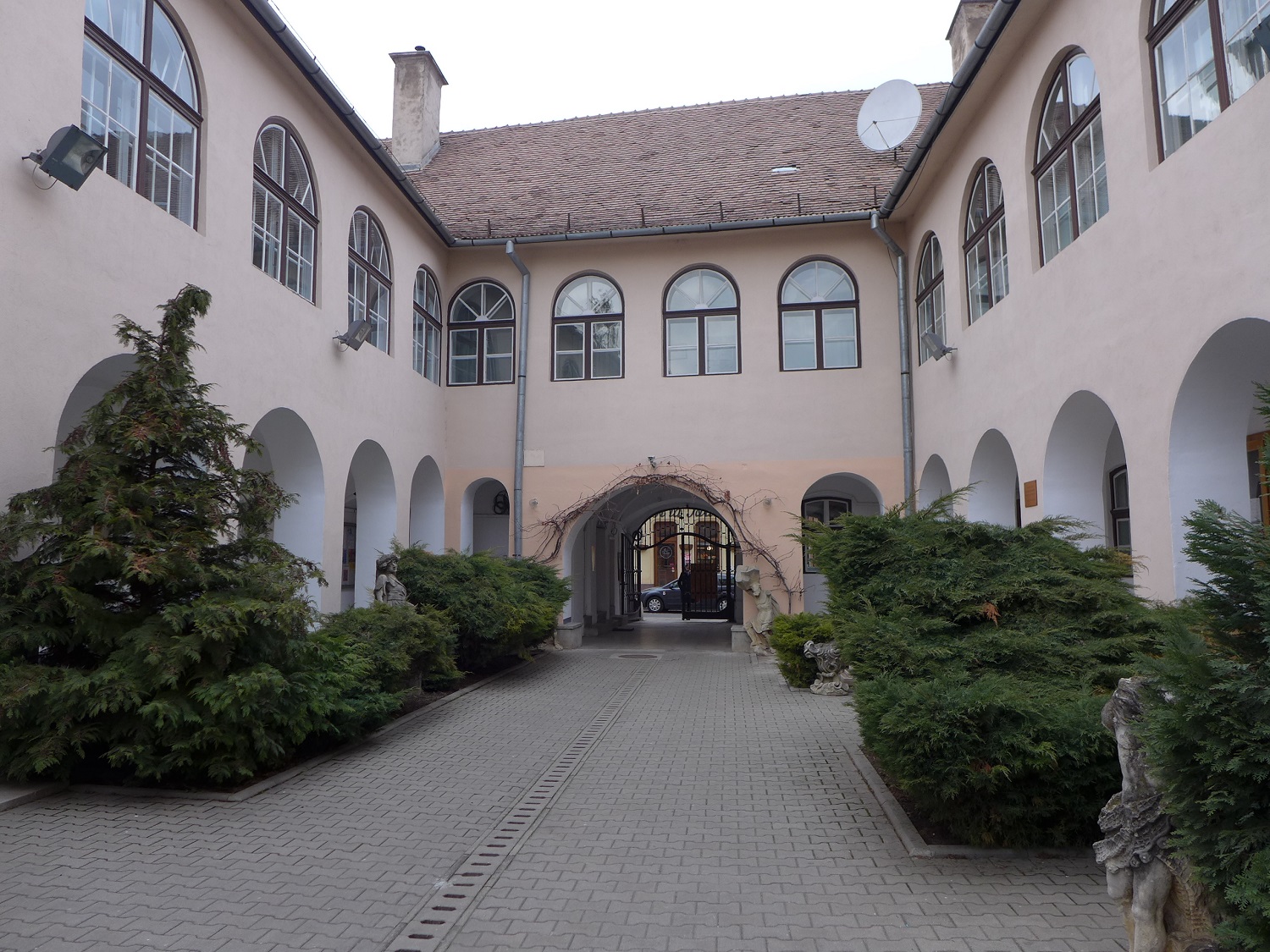 La cour intérieure de l’Institut.