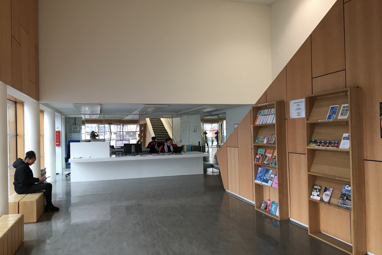 Le hall d’entrée d’IDF Nature © Globe Reporters