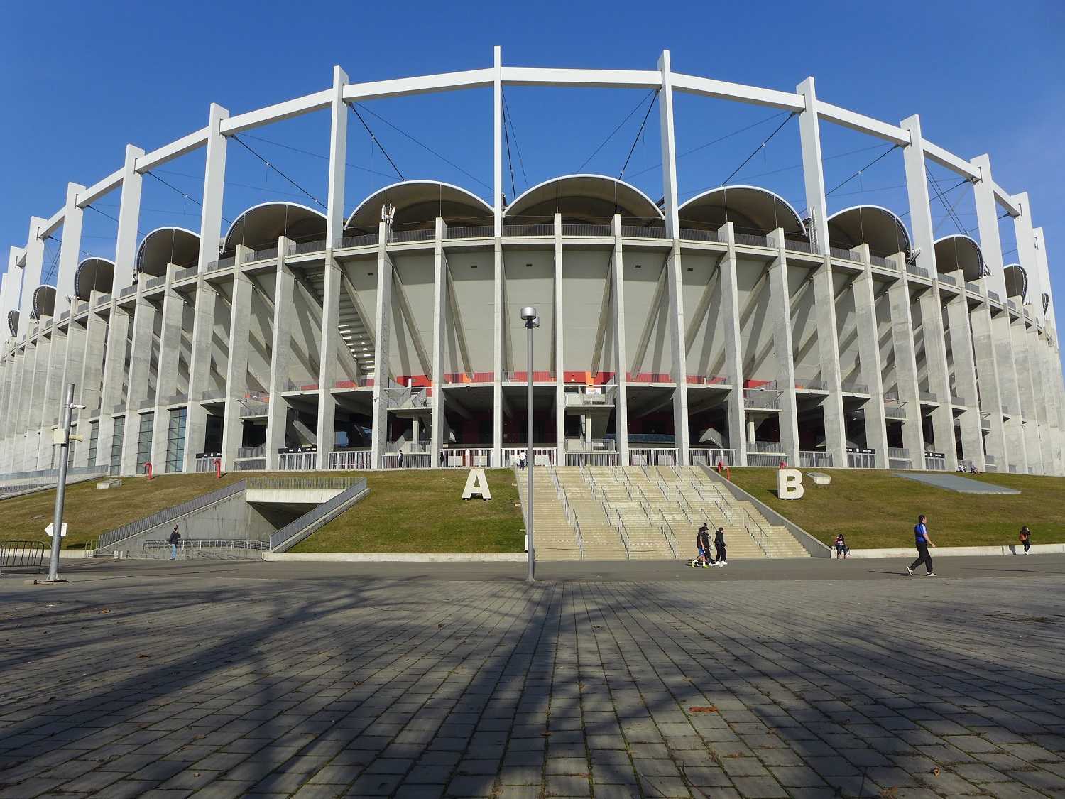 L’Arène nationale, le principal stade de foot de Roumanie.